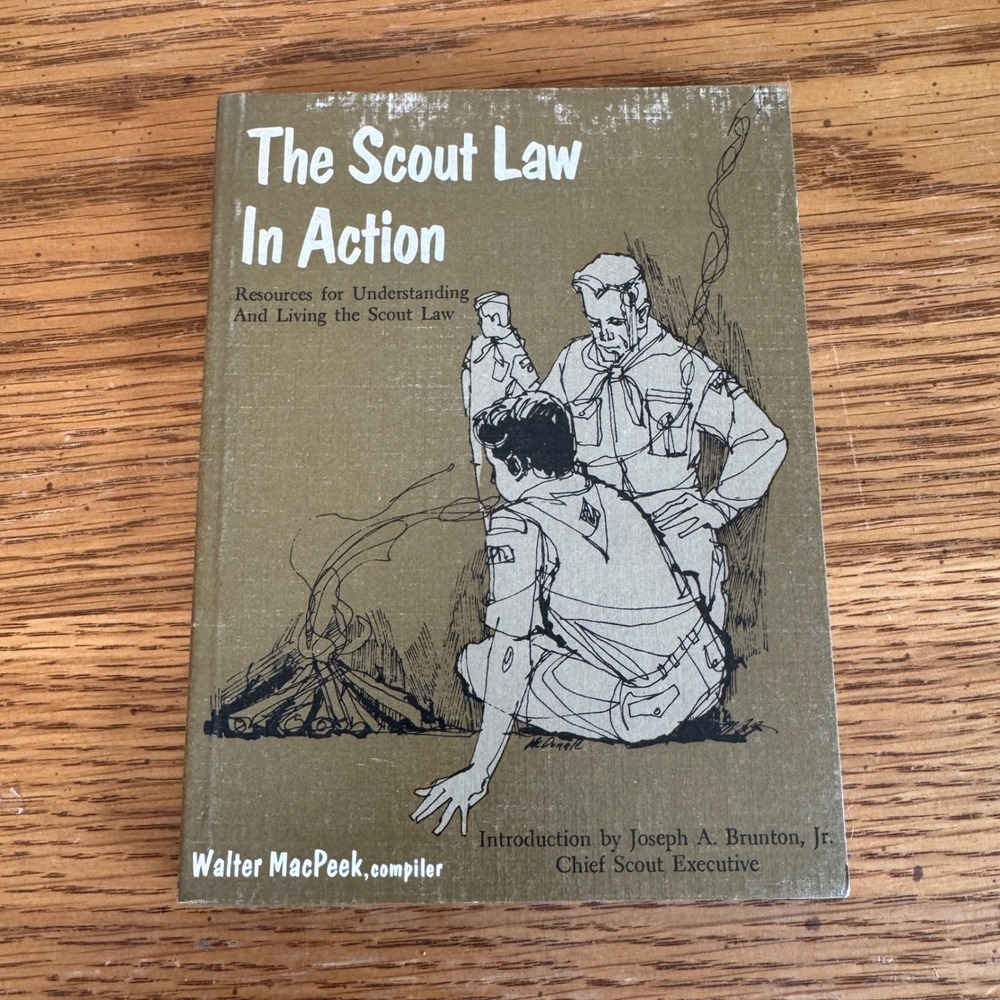The Scout Law In Action Walter MacPeek 1966 Abingdon Press BSA Vintage Paperback